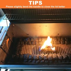 27″ Ash Pan Replacement for Charcoal Grills, Fire Grate Hangers Included, Fits M