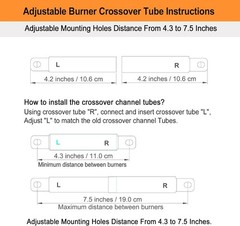 Grill Crossover Tube; Charbroil Carryover Tube; Char Broil Grill Parts,for ch…