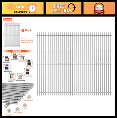 18.75″ Stainless Steel Grill Cooking Grate, Replacement for Genesis II 300 Serie