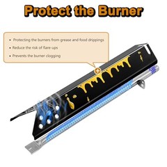 BG2824B Heat Plates Grill Replacement Parts for Expert 4 Burner Gas Grill