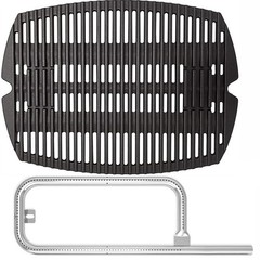 7583 Cooking Grate 41862 Grill Burner Tube Replacement Parts for Weber Q200 Q220