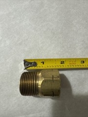 MEC ME287 F. POL x 3/4″ MPT Brass Single Piece Propane Adapter
