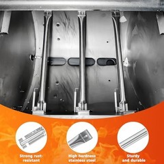 Gas Grill Burner Replacement 20 Inch Stainless Steel Heat Plate Tent Ignitor Kit