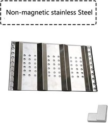 Htanch S56202 15 5/8″ Stainless Steel Cooking Grates Grid with 96201 Heat Pla…