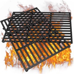 Cast Iron Grill Grates 17.5 Inch for Weber Spirit 300 Series BBQ Cooking Grids