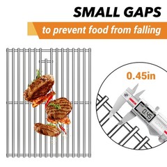 2 PCS 17 Inch Stainless Steel Cooking Grates For Nexgrill 7200830H 7200830D