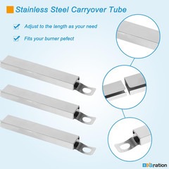 3-Pack Adjustable Crossover Tubes for Charbroil Kenmore Gas Grill