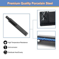 Derurizy Stainless Steel Grill Replacement Parts for Jenn Air 720-0061, 720-0…