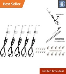 Durable 5-Pack Grill Ignitor Electrode for Nexgrill Models – Easy Installation
