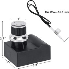 Hisencn 6 Outlets Tact Push Button Grill Ignitor Kit for Home Depot Nexgrill 720