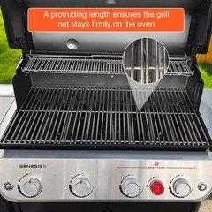 66089 Grill Grates for Weber Genesis 2 E-410, E-415, E-435 Stainless Steel 18.7″