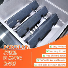 15.3 Inch Porcelain Steel Flavorizer Bars for Weber GS4 Spirit II 200 E210