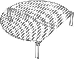 Stainless Steel Grill Expander Cooking Grate Fits for Charcoal and Ceramic Gr…