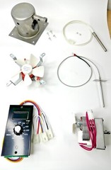 Auger motor + Fan + Hot Rod + RTD + Burn Pot & Control Board fits Pit Boss