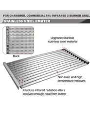 2016-2026 Charbroil Commercial 2-Burner Grill Parts Grates Emitters 463642316