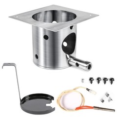 QuliMetal 304 Stainless Steel Fire Burn Pot & Hot Rod Ignitor Kit – Replaceme…