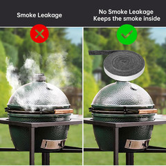 High Temp Grill Gasket Replacement Compatible Fit L/XL Big Green Egg Ceramic Lid