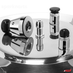 Pressure Cooker Pot 6 Quart Stovetop Aluminum Canner Fast Cook Locking Lid New
