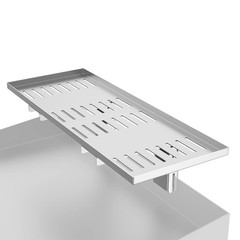 Universal Grill Foldable Warming Rack/Shelf for Blackstone 1 Pack, Silver