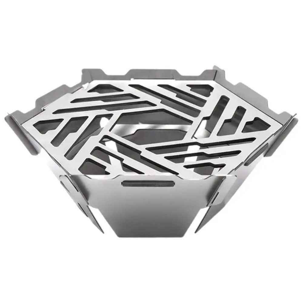 Camping Stove Windshield Hollow Flame Observation Lightweight And Compact