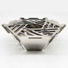 Portable Outdoor Stove Windshield Stainless Steel Camping Cooking Accessory
