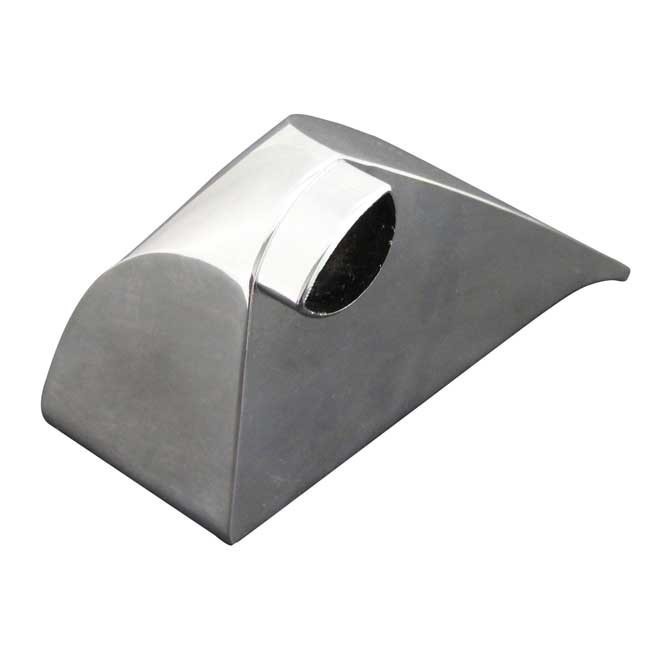 Charbroil Grill Part # 80006639 – End Cap, Left, Top Lid Handle, Chrome, C