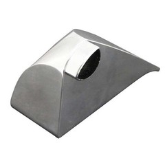 Charbroil Grill Part # 80006639 – End Cap, Left, Top Lid Handle, Chrome, C