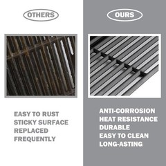 Grill Grates Replacement Fits Dyna Glo 3 Burner DGF350CSP Model 70-01-634