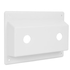 Faucet Stand Off Bezel Faucet Cover for RV Camper Trailer Shower Plate White