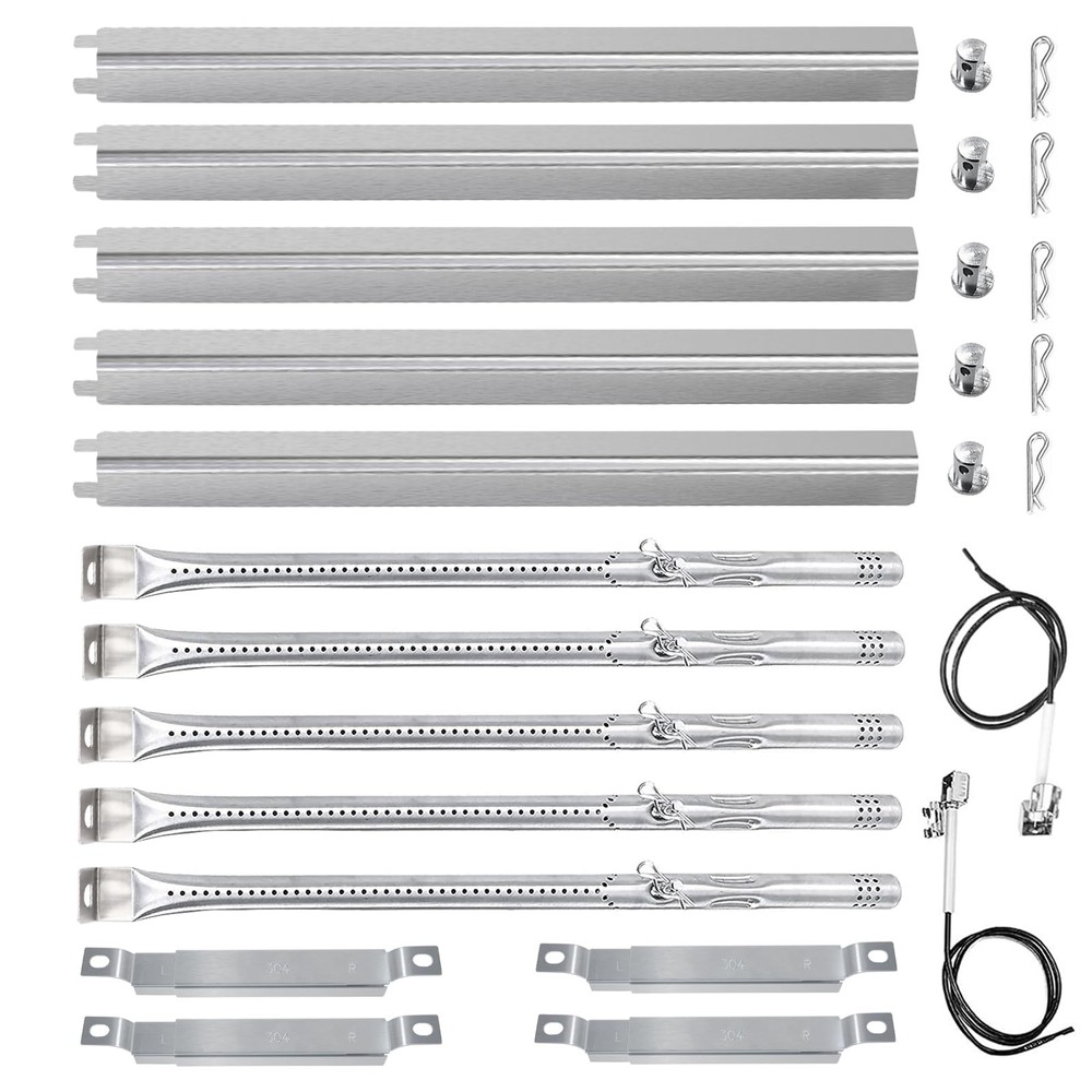 15.4″ Grill Burner Kit for Charbroil Performance II 5 6 Burner Grills Heat