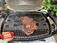 PETKAO 17″x12.7″ Black Grill Grate for Weber Q