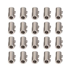 Stainless Steel Wire Rope Clips 20pcs Set for Reliable Cable Management