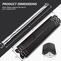 Criditpid Grill Replacement Parts for Nexgrill 6 Burner 720-0896B, 720-0896, 720