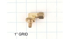 Fisher and Paykel Grill Part # 212139P – Elbow 3/8-27-9/16-24 (pkd)