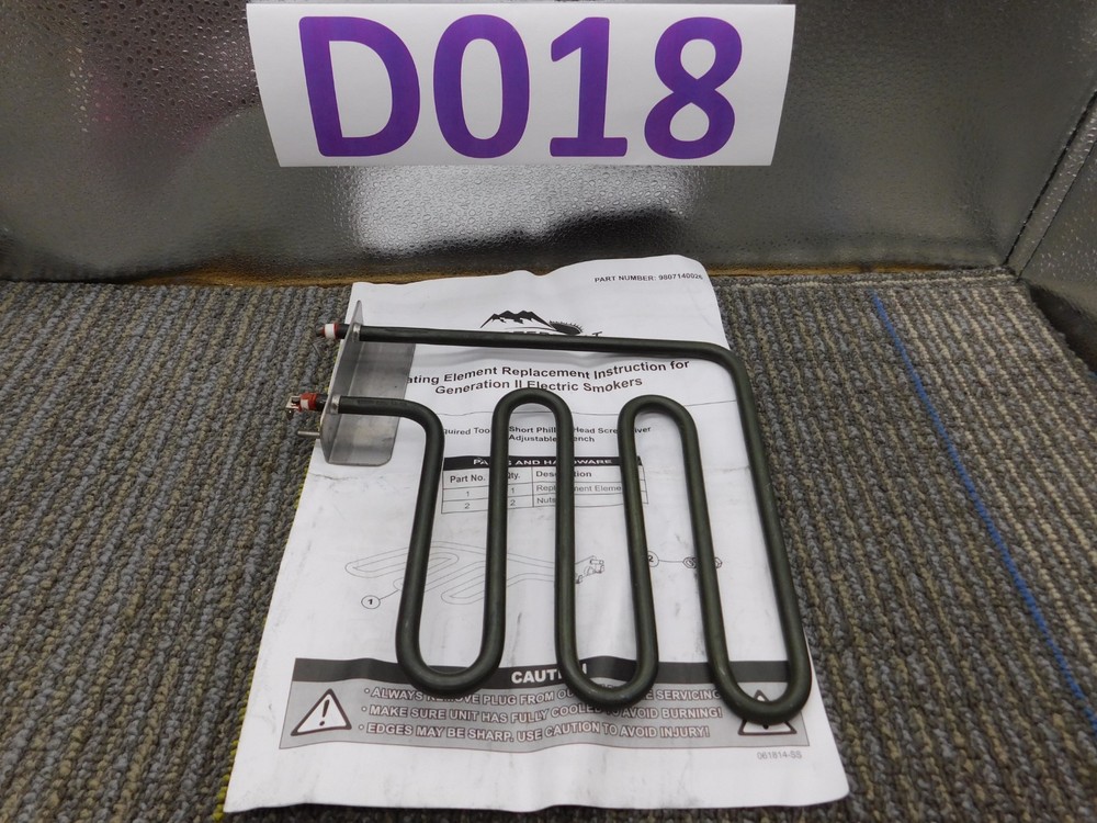 NEW Genuine 9807140026 Heating Element for Masterbuilt 30″ Electric 800W 120V