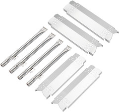 Stainless Steel Grill Heat Plates Burners Parts Kit for Nextgrill Members Mark