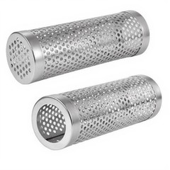 BBQ Pellet Tube 12 Inch Stainless Steel for Smoke Flavor with Brush and S Hook