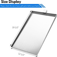 SUB025 Drip Tray Replacement Parts for Traeger Tailgater 20 Bronson 20 Drip P…