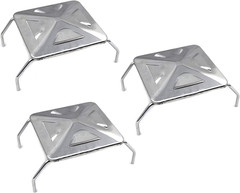 6 X 6 Inches Stainless Steel Heat Tent Burner Cover with Support Replacement Par