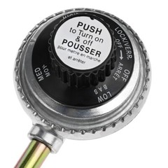 Grill Regulator Valve w 1lb Brass Adapter for Char Broil Grill2Go 2012 29103224A