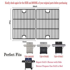 17inch Grill Grates for Nexgrill 4 Burner 720-0830H 720-0783E 5 Burner FREE SHIP