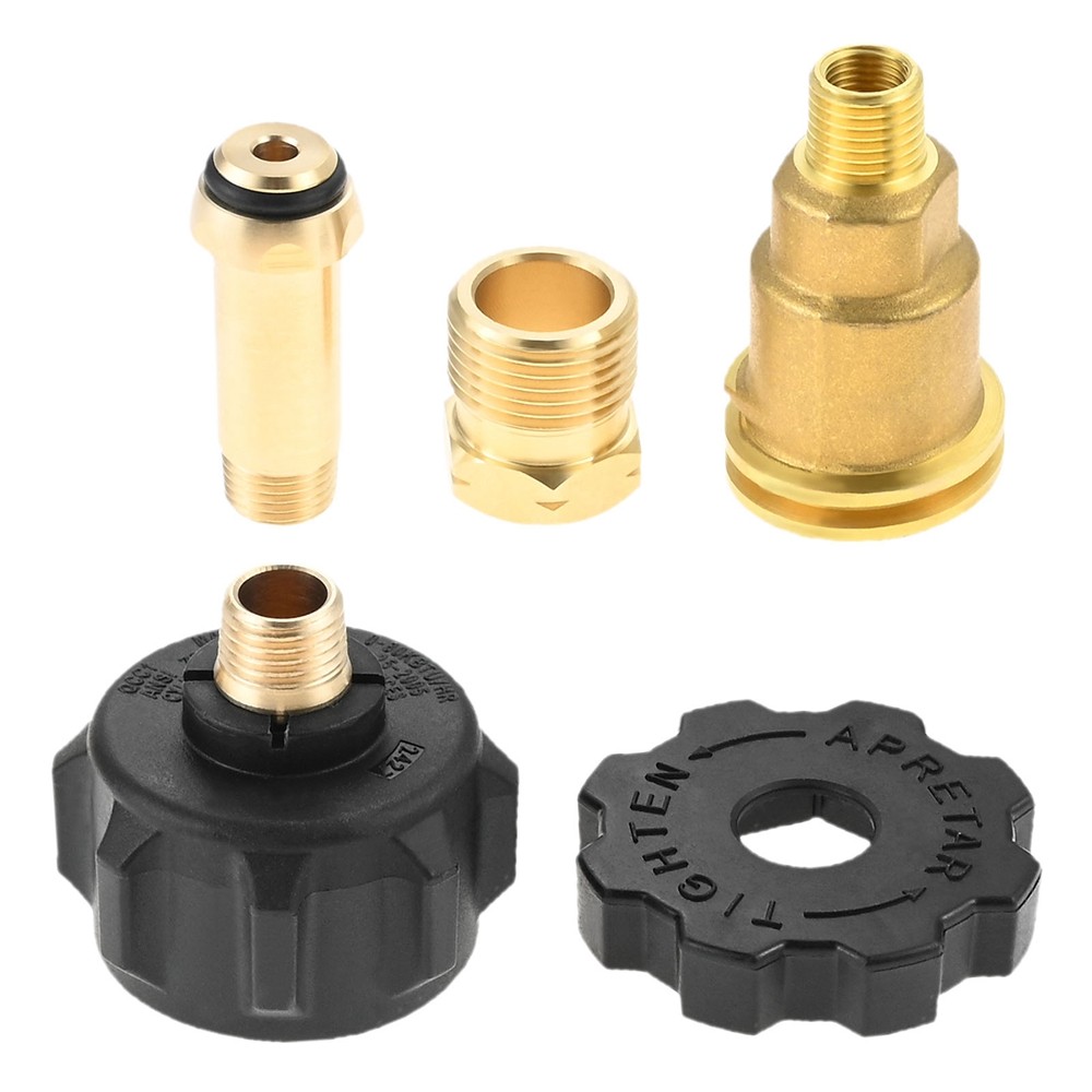 QCC1 Male and POL Female Connector 1/4″ Fitting for 20lb or 30lb Refillable Tank