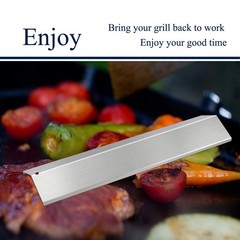 Stainless Steel Grill Heat Plates Shield Heat Tent BBQ Gas Grill Parts for Co…