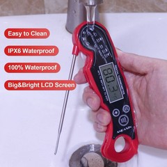 Meat Thermometer Digital for Grilling and Cooking – ANDAXIN Red/Black