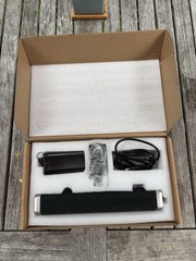 NEW Breeo Rotisserie Kit Complete Motor Battery Charger Spit Rod Open Box