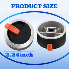 Gas Griddle Grill Orange Knobs Replacement for Blackstone 2177 Propane Griddles,