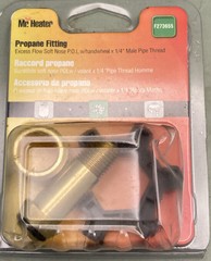 NEW MR.HEATER F273655 Brass POL x 1/4 In. Male LP Excess Flow Regulator