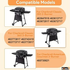 Essential Replacement Kit for Charbroil Classic Series 3-Burner Grills – 3-Pack