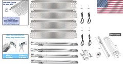 Compatible Nexgrill 4 Burner Replacement Parts with Heavy Duty Stainless Steel