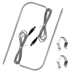 2-Pack Temperature Meat Probe Replacement for Rec 2 Pcs Probe, x 2